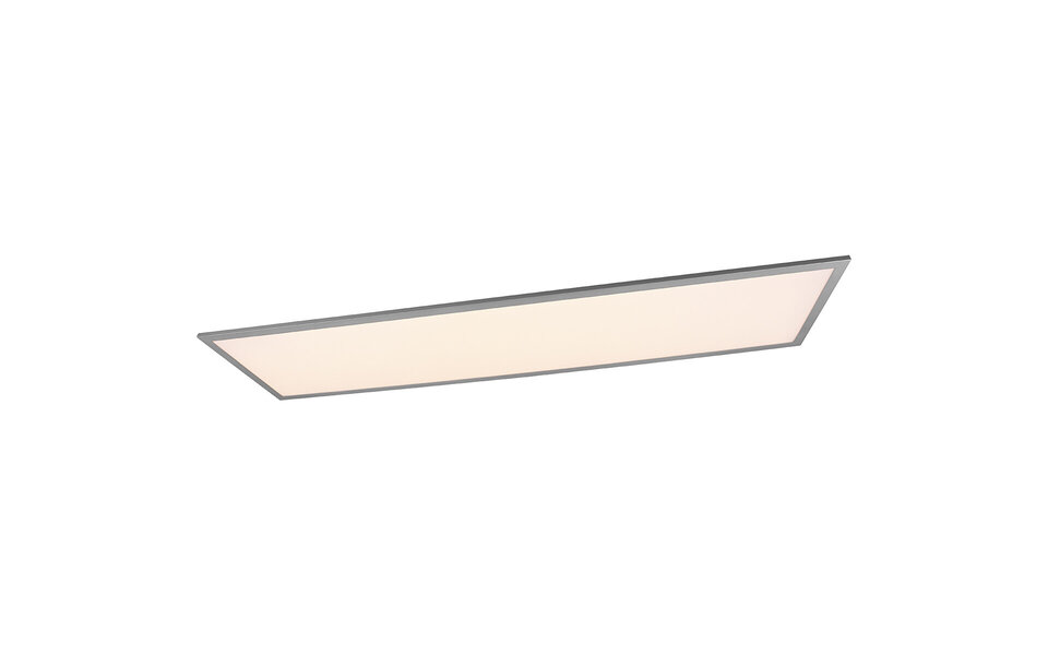 HLW LED LED Ceiling Light - Ceiling Lighting - Trion Alina - 34W - Warm White 3000K - Matte Titanium - Aluminum - 120cm