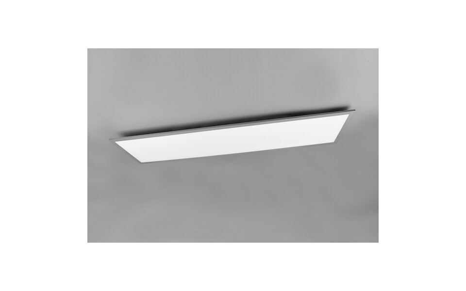 HLW LED LED Plafondlamp - Plafondverlichting - Trion Alina - 34W - Warm Wit 3000K - Mat Titaan - Aluminium - 120cm