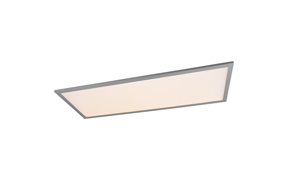 HLW LED LED Ceiling Light - Ceiling Lighting - Trion Alina - 34W - Warm White 3000K - Matte Titanium - Aluminum - 80cm
