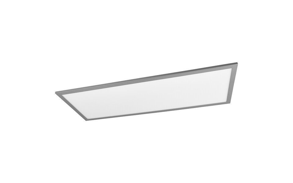 HLW LED LED Ceiling Light - Ceiling Lighting - Trion Alina - 34W - Warm White 3000K - Matte Titanium - Aluminum - 80cm