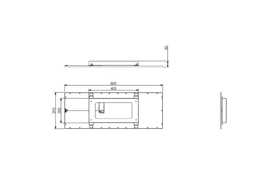 HLW LED LED Ceiling Light - Ceiling Lighting - Trion Alina - 34W - Warm White 3000K - Matte Titanium - Aluminum - 80cm