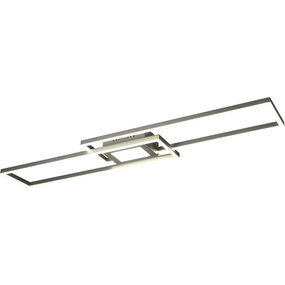 Trion Gandon LED-plafondlamp mat nikkel 47W 4300lm dimbaar Trion Gandon LED-plafondlamp mat nikkel 47W 4300lm dimbaar
