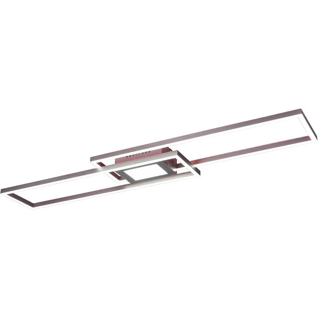 ronde mat nikkel LED-plafondlamp 47W 4300 lumen dimbaar met instelbare kleurtemperatuur ronde mat nikkel LED-plafondlamp 47W 4300 lumen dimbaar met instelbare kleurtemperatuur