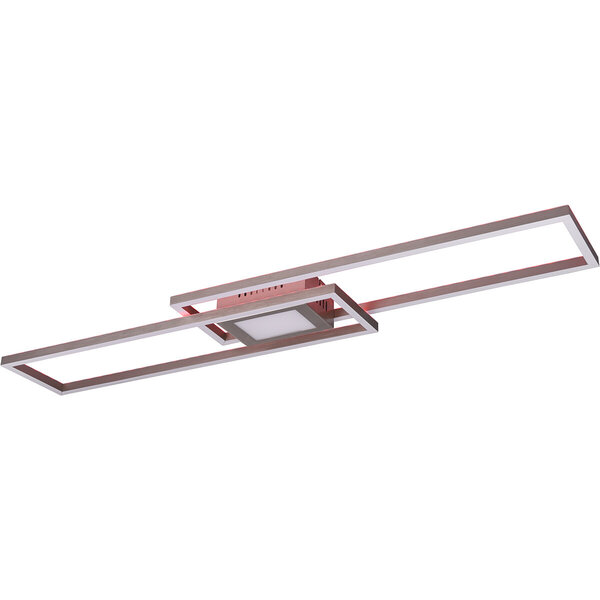 HLW LED LED Plafondlamp - Plafondverlichting - Trion Gandon - 37W + 10W - Aanpasbare Kleur - Dimbaar - Rond - Mat Nikkel - Aluminium HLW LED LED Plafondlamp - Plafondverlichting - Trion Gandon - 37W + 10W - Aanpasbare Kleur - Dimbaar - Rond - Mat Nikkel - Aluminium