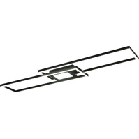 De Trion Gandon LED plafondlamp mat zwart 110 cm dimbaar De Trion Gandon LED plafondlamp mat zwart 110 cm dimbaar