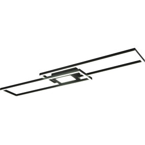 De Trion Gandon LED plafondlamp mat zwart 110 cm dimbaar De Trion Gandon LED plafondlamp mat zwart 110 cm dimbaar