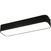 Trion Astinto LED plafondlamp mat zwart rechthoek dimbaar Trion Astinto LED plafondlamp mat zwart rechthoek dimbaar