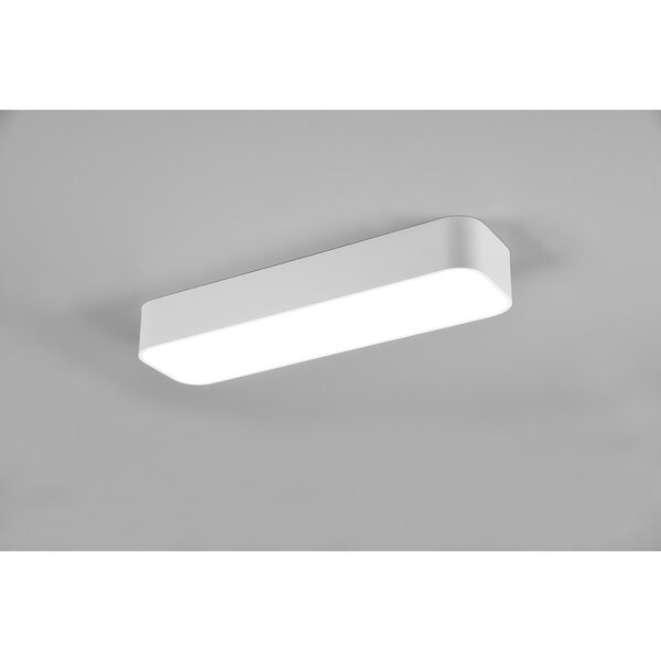 HLW LED LED Plafondlamp - Plafondverlichting - Trion Astinto - 21W - Aanpasbare Kleur - Dimbaar - Rechthoek - Mat Wit - Aluminium HLW LED LED Plafondlamp - Plafondverlichting - Trion Astinto - 21W - Aanpasbare Kleur - Dimbaar - Rechthoek - Mat Wit - Aluminium