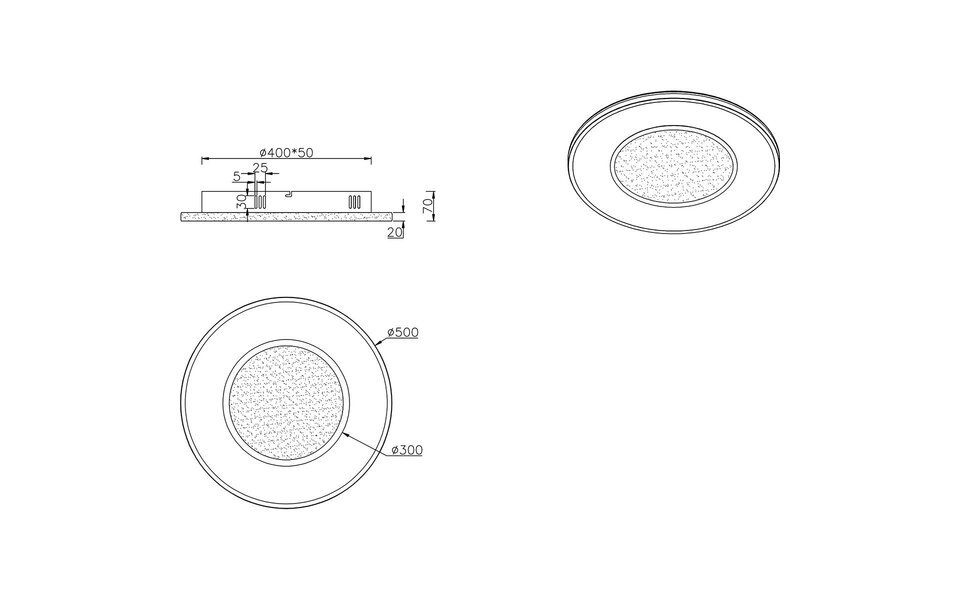 HLW LED LED Ceiling Light - Trion Dirkon - 37W - Warm White 3000K - Dimmable - Round - Matte Black/Brown - Wood HLW LED LED Ceiling Light - Trion Dirkon - 37W - Warm White 3000K - Dimmable - Round - Matte Black/Brown - Wood