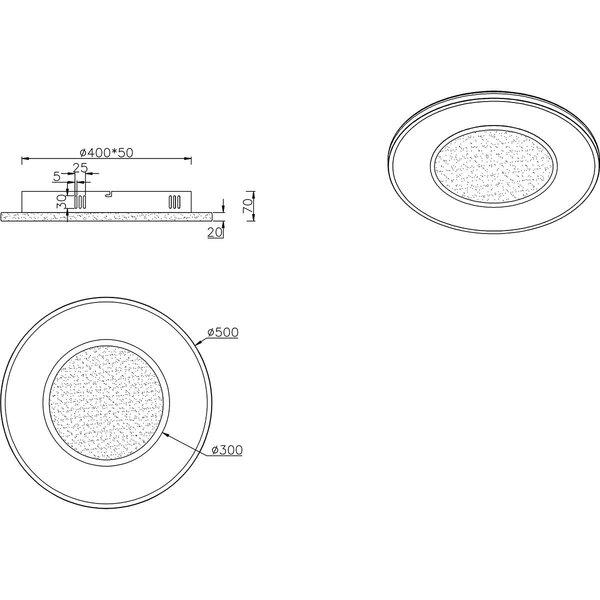 HLW LED LED Plafondlamp - Trion Dirkon - 37W - Warm Wit 3000K - Dimbaar - Rond - Mat Zwart/Bruin - Hout HLW LED LED Plafondlamp - Trion Dirkon - 37W - Warm Wit 3000K - Dimbaar - Rond - Mat Zwart/Bruin - Hout