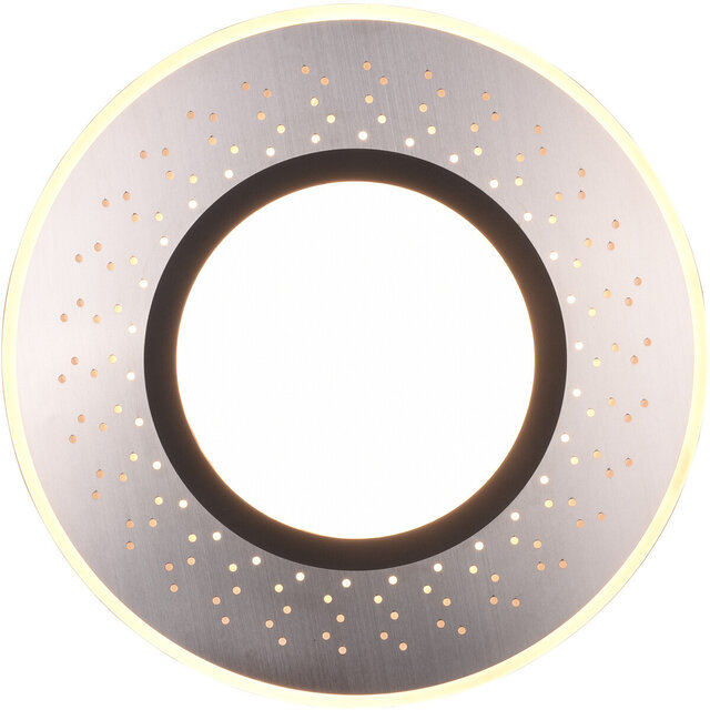 HLW LED LED Ceiling Light - Ceiling Lighting - Trion Virsa - 44W - Adjustable Color - Dimmable - Remote Control - Round - Matte Nickel - Aluminum HLW LED LED Ceiling Light - Ceiling Lighting - Trion Virsa - 44W - Adjustable Color - Dimmable - Remote Control - Round - Matte Nickel - Aluminum