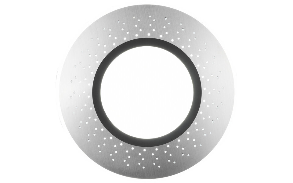 HLW LED LED Plafondlamp - Plafondverlichting - Trion Virsa - 44W - Aanpasbare Kleur - Dimbaar - Afstandsbediening - Rond - Mat Nikkel - Aluminium