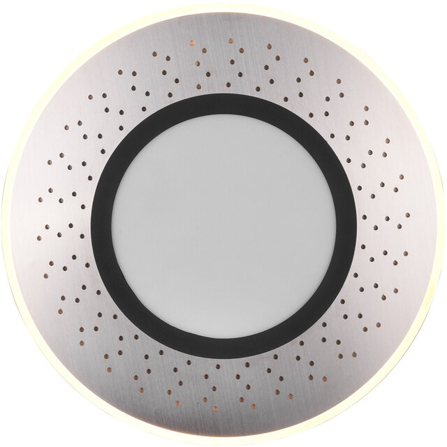 HLW LED LED Plafondlamp - Plafondverlichting - Trion Virsa - 44W - Aanpasbare Kleur - Dimbaar - Afstandsbediening - Rond - Mat Nikkel - Aluminium