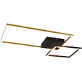 LED Ceiling Lamp - Ceiling Lighting - Trion Pado - 25W - Warm White 3000K - Dimmable - Rectangular - Matte Gold - Aluminum LED Ceiling Lamp - Ceiling Lighting - Trion Pado - 25W - Warm White 3000K - Dimmable - Rectangular - Matte Gold - Aluminum