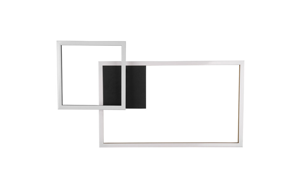 HLW LED LED Ceiling Lamp - Ceiling Lighting - Trion Pado - 25W - Warm White 3000K - Dimmable - Rectangular - Matte Gold - Aluminum HLW LED LED Ceiling Lamp - Ceiling Lighting - Trion Pado - 25W - Warm White 3000K - Dimmable - Rectangular - Matte Gold - Aluminum