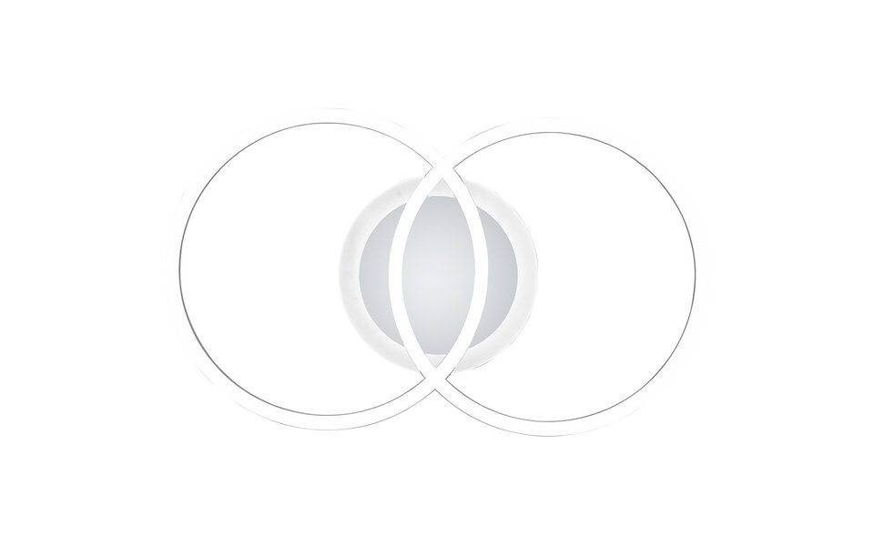 HLW LED LED Ceiling Light - Ceiling Lighting - Trion Venda - 25W - Natural White 4000K - Dimmable - Round - Matte Chrome - Aluminum