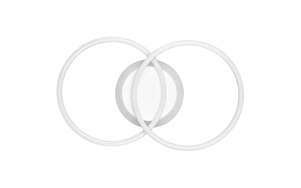 HLW LED LED Ceiling Lamp - Ceiling Lighting - Trion Venda - 25W - Natural White 4000K - Dimmable - Round - Matte White - Aluminum