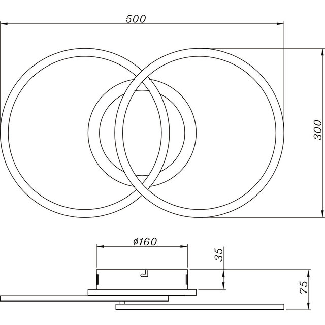 HLW LED LED Ceiling Lamp - Ceiling Lighting - Trion Venda - 25W - Natural White 4000K - Dimmable - Round - Matte White - Aluminum