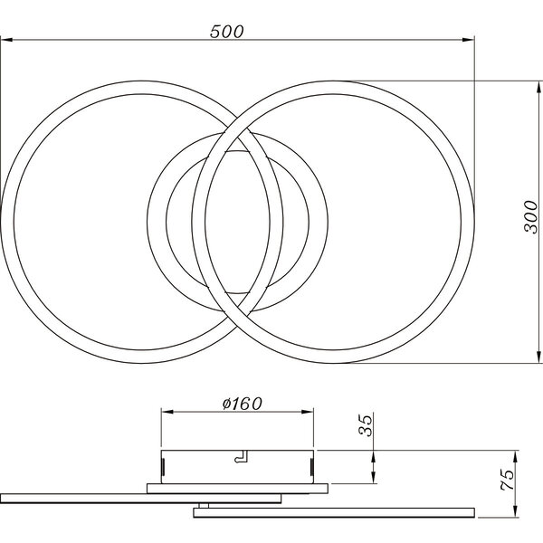 HLW LED LED Plafondlamp - Plafondverlichting - Trion Venda - 25W - Natuurlijk Wit 4000K - Dimbaar - Rond - Mat Wit - Aluminium HLW LED LED Plafondlamp - Plafondverlichting - Trion Venda - 25W - Natuurlijk Wit 4000K - Dimbaar - Rond - Mat Wit - Aluminium