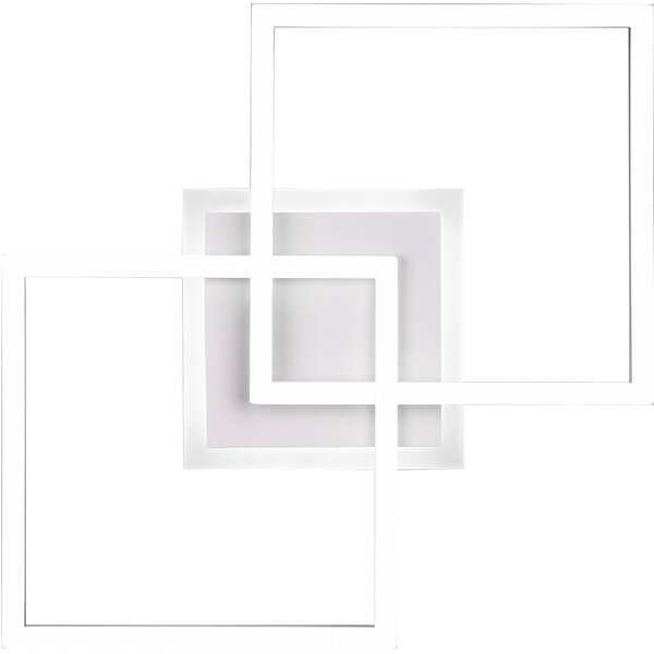 HLW LED LED Plafondlamp - Plafondverlichting - Trion Venda - 25W - Natuurlijk Wit 4000K - Dimbaar - Vierkant - Mat Wit - Aluminium HLW LED LED Plafondlamp - Plafondverlichting - Trion Venda - 25W - Natuurlijk Wit 4000K - Dimbaar - Vierkant - Mat Wit - Aluminium