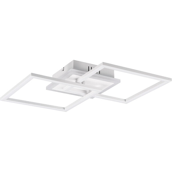 HLW LED LED Plafondlamp - Plafondverlichting - Trion Venda - 25W - Natuurlijk Wit 4000K - Dimbaar - Vierkant - Mat Wit - Aluminium HLW LED LED Plafondlamp - Plafondverlichting - Trion Venda - 25W - Natuurlijk Wit 4000K - Dimbaar - Vierkant - Mat Wit - Aluminium