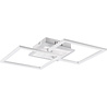 HLW LED LED Ceiling Lamp - Ceiling Lighting - Trion Venda - 25W - Natural White 4000K - Dimmable - Square - Matte White - Aluminum