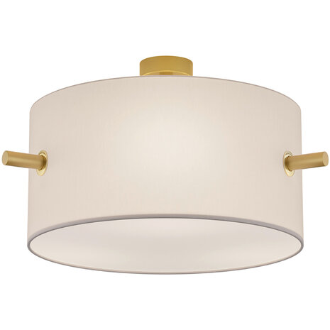 LED Plafondlamp - Plafondverlichting - Trion Coleno - E27 Fitting - Rond - Mat Goud - Aluminium LED Plafondlamp - Plafondverlichting - Trion Coleno - E27 Fitting - Rond - Mat Goud - Aluminium