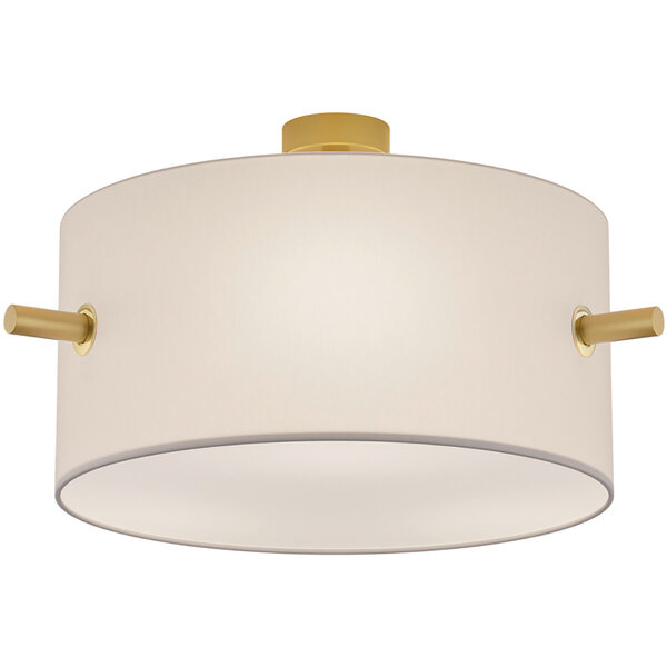 HLW LED LED Plafondlamp - Plafondverlichting - Trion Coleno - E27 Fitting - Rond - Mat Goud - Aluminium HLW LED LED Plafondlamp - Plafondverlichting - Trion Coleno - E27 Fitting - Rond - Mat Goud - Aluminium