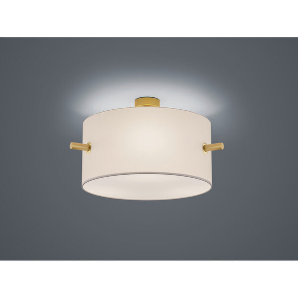 HLW LED LED Plafondlamp - Plafondverlichting - Trion Coleno - E27 Fitting - Rond - Mat Goud - Aluminium HLW LED LED Plafondlamp - Plafondverlichting - Trion Coleno - E27 Fitting - Rond - Mat Goud - Aluminium