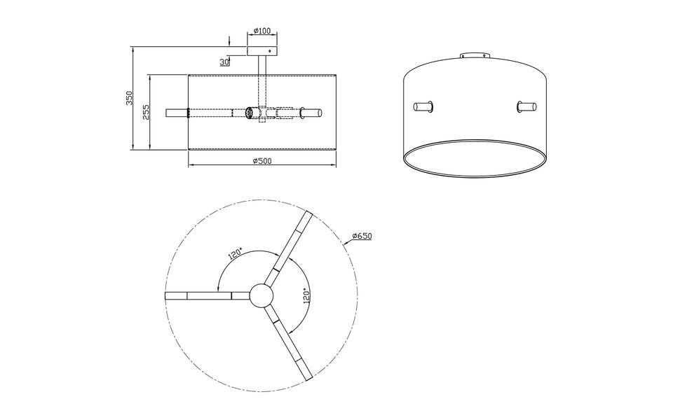 HLW LED LED Plafondlamp - Plafondverlichting - Trion Coleno - E27 Fitting - Rond - Mat Goud - Aluminium HLW LED LED Plafondlamp - Plafondverlichting - Trion Coleno - E27 Fitting - Rond - Mat Goud - Aluminium