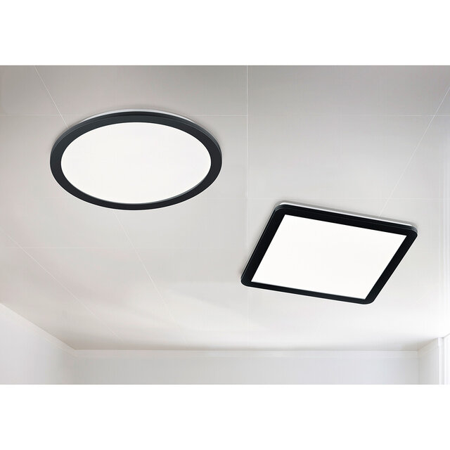 rond dimbare LED plafondlamp 22W warm wit licht 3000K met IP44 bescherming en 400mm diameter