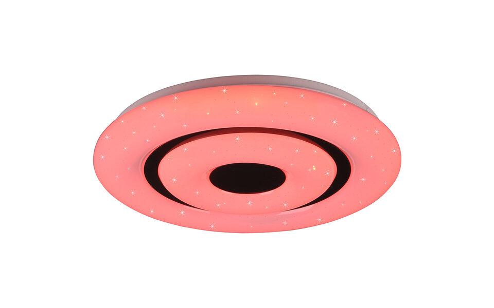 HLW LED LED Ceiling Light WiZ - Smart LED - Trion Rinolo - 16.5W - Adjustable Color - Smart LED - Dimmable - Matte White - Plastic