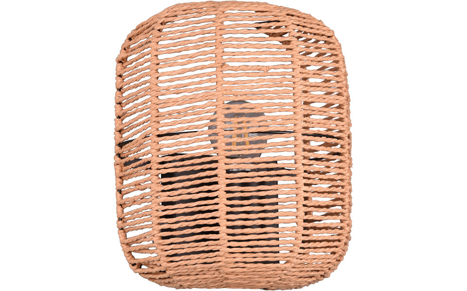 HLW LED LED Wandspot - Trion Tuna - E27 Fitting - 1-lichts - Ovaal - Mat Zwart - Aluminium