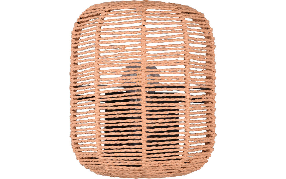 HLW LED LED Wandspot - Trion Tuna - E27 Fitting - 1-lichts - Ovaal - Mat Zwart - Aluminium