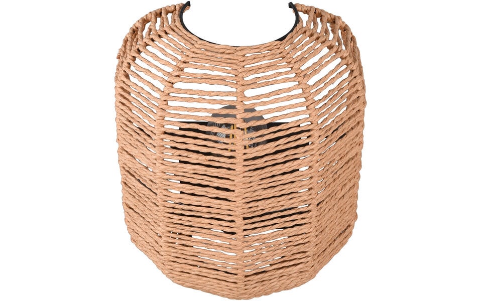 HLW LED LED Wall Spotlight - Trion Tuna - E27 Fitting - 1-light - Oval - Matte Black - Aluminum