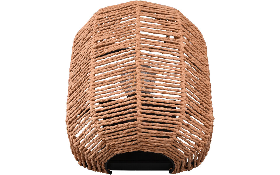 HLW LED LED Wandspot - Trion Tuna - E27 Fitting - 1-lichts - Ovaal - Mat Zwart - Aluminium