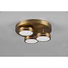 HLW LED LED Ceiling Lamp - Ceiling Lighting - Trion Franco - 25.5W - Warm White 3000K - 3-light - Dimmable - Round - Old Bronze - Aluminum