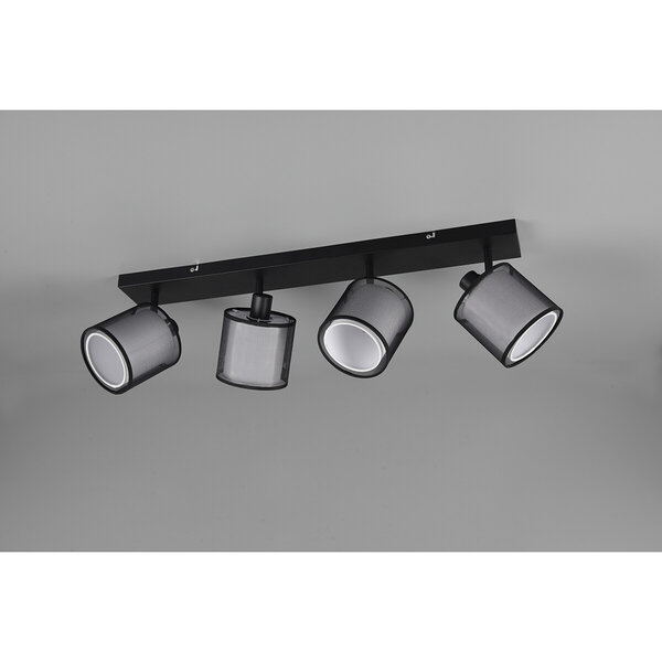 HLW LED LED Plafondspot - Plafondverlichting - Trion Bidon - E14 Fitting - 4-lichts - Rechthoek - Mat Zwart - Aluminium HLW LED LED Plafondspot - Plafondverlichting - Trion Bidon - E14 Fitting - 4-lichts - Rechthoek - Mat Zwart - Aluminium