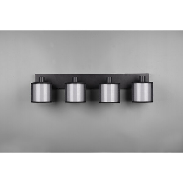 HLW LED LED Plafondspot - Plafondverlichting - Trion Bidon - E14 Fitting - 4-lichts - Rechthoek - Mat Zwart - Aluminium HLW LED LED Plafondspot - Plafondverlichting - Trion Bidon - E14 Fitting - 4-lichts - Rechthoek - Mat Zwart - Aluminium