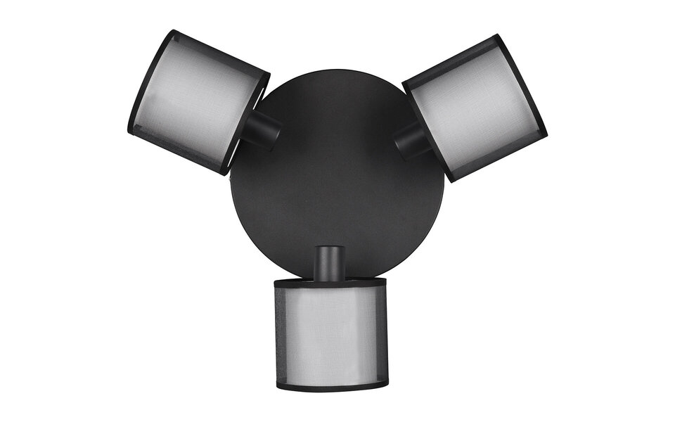 HLW LED LED Plafondspot - Plafondverlichting - Trion Bidon - E14 Fitting - 3-lichts - Rond - Mat Zwart - Aluminium HLW LED LED Plafondspot - Plafondverlichting - Trion Bidon - E14 Fitting - 3-lichts - Rond - Mat Zwart - Aluminium