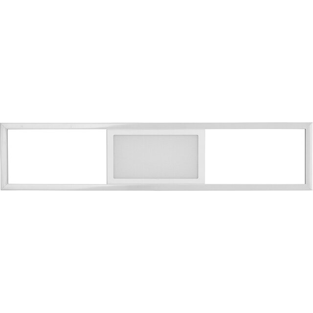 HLW LED LED Ceiling Lamp - Ceiling Lighting - Trion Riyaz - 22W - Adjustable Color - Remote Control - Dimmable - Rectangular - Matte White - Aluminum