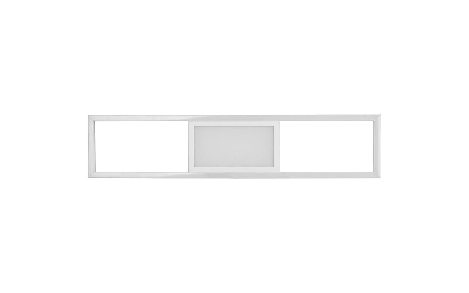 HLW LED LED Plafondlamp - Plafondverlichting - Trion Riyaz - 22W - Aanpasbare Kleur - Afstandsbediening - Dimbaar - Rechthoek - Mat Wit - Aluminium