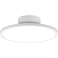 LED Plafondlamp - Plafondverlichting - Trion Trula - 29W - Natuurlijk Wit 4000K - Dimbaar - Rond - Mat Wit - Aluminium
