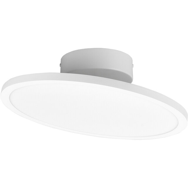 HLW LED LED Plafondlamp - Plafondverlichting - Trion Trula - 29W - Natuurlijk Wit 4000K - Dimbaar - Rond - Mat Wit - Aluminium
