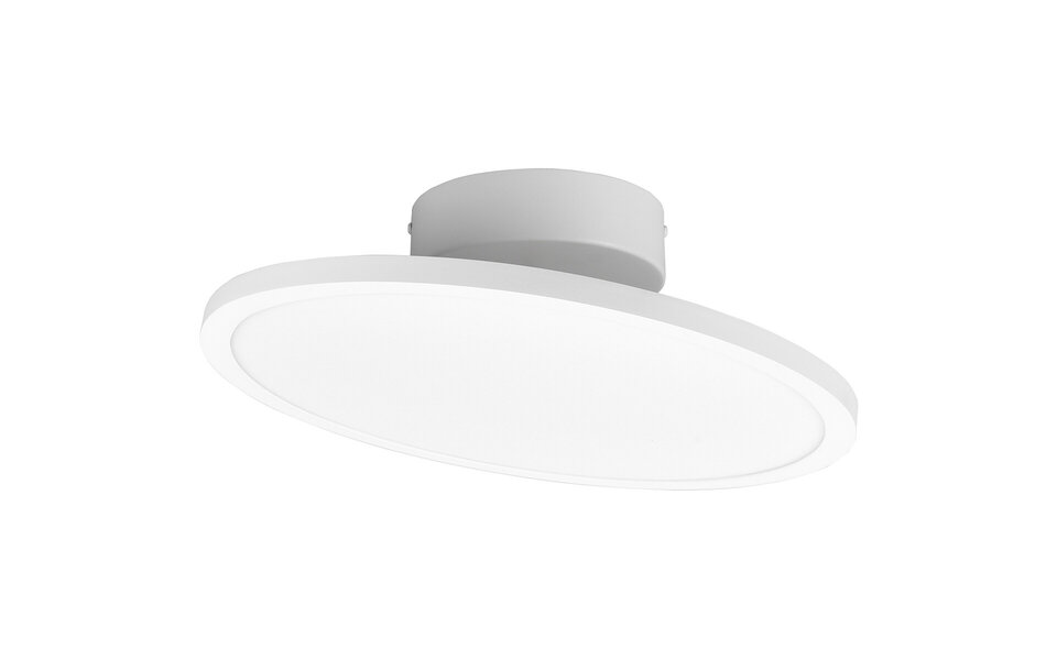 HLW LED LED Ceiling Lamp - Ceiling Lighting - Trion Trula - 29W - Natural White 4000K - Dimmable - Round - Matte White - Aluminum HLW LED LED Ceiling Lamp - Ceiling Lighting - Trion Trula - 29W - Natural White 4000K - Dimmable - Round - Matte White - Aluminum