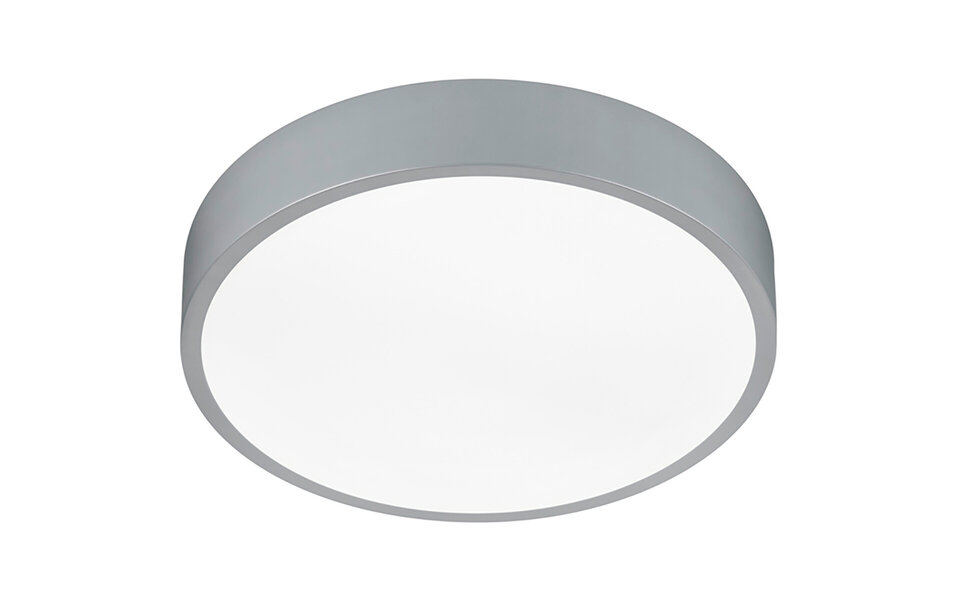 HLW LED LED Ceiling Lamp - Ceiling Lighting - Trion Wilson - 28W - Adjustable Color - Dimmable - Round - Matte Titanium - Aluminum HLW LED LED Ceiling Lamp - Ceiling Lighting - Trion Wilson - 28W - Adjustable Color - Dimmable - Round - Matte Titanium - Aluminum