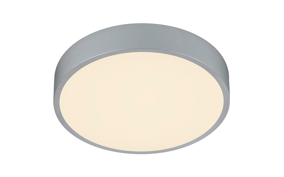 HLW LED LED Plafondlamp - Plafondverlichting - Trion Wilson - 28W - Aanpasbare Kleur - Dimbaar - Rond - Mat Titaan - Aluminium