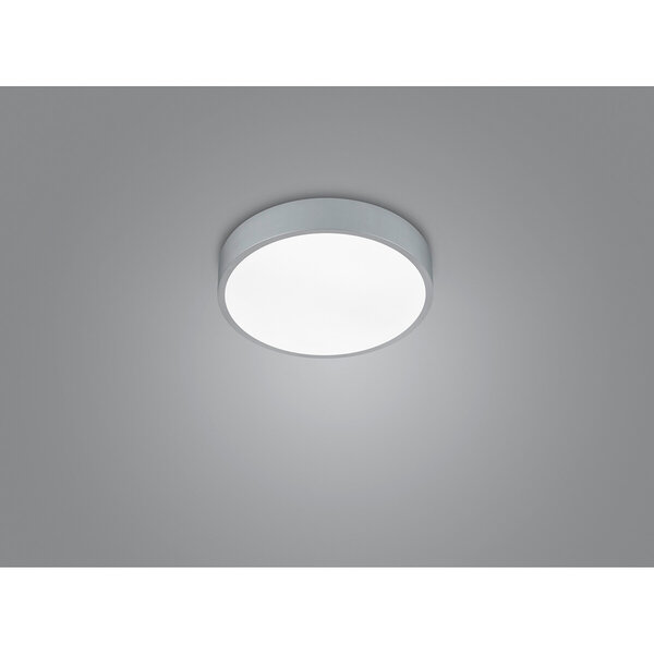 HLW LED LED Plafondlamp - Plafondverlichting - Trion Wilson - 28W - Aanpasbare Kleur - Dimbaar - Rond - Mat Titaan - Aluminium HLW LED LED Plafondlamp - Plafondverlichting - Trion Wilson - 28W - Aanpasbare Kleur - Dimbaar - Rond - Mat Titaan - Aluminium