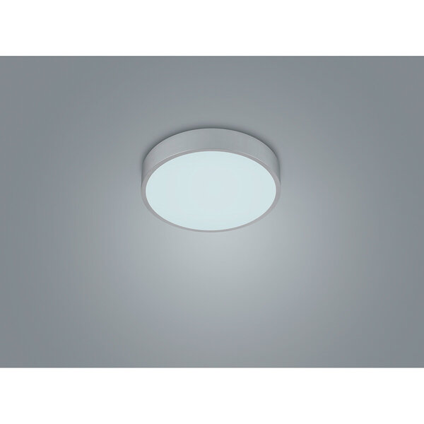 HLW LED LED Plafondlamp - Plafondverlichting - Trion Wilson - 28W - Aanpasbare Kleur - Dimbaar - Rond - Mat Titaan - Aluminium HLW LED LED Plafondlamp - Plafondverlichting - Trion Wilson - 28W - Aanpasbare Kleur - Dimbaar - Rond - Mat Titaan - Aluminium