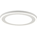 LED Ceiling Light - Ceiling Lighting - Trion Coman - 24.5W - Natural White 4000K - Round - Matte White - Plastic